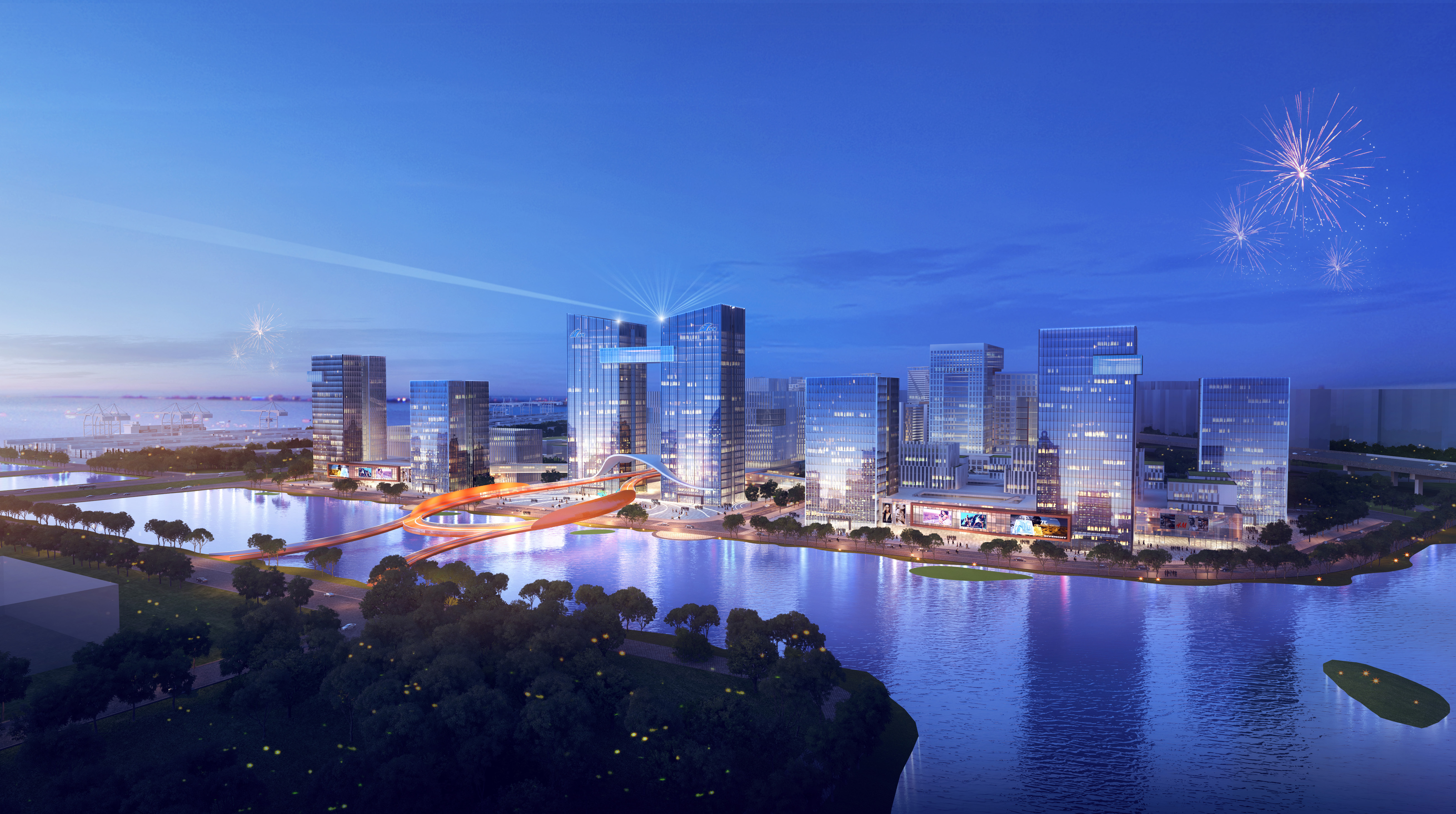 前海蓝港煕湾辅建区